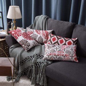 Decorative Throw Pillow Cases Set of 4